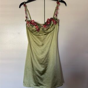 Kenzie Mini Dress Green Lower Impact